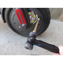 1pc connecteur de gonflage de pneu adaptateur de pompe à Air Durable  accessoire de pour moto vélo TROTTINETTE ELECTRIQUE - Cdiscount Auto